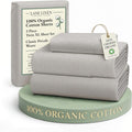 LANE LINEN 100% Organic Cotton Bed Sheets Extra Long Twin, Soft & Comfy Fully by LaneLinen