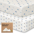 KeaBabies 2-Pack Organic Crib Sheets by KeaBabies