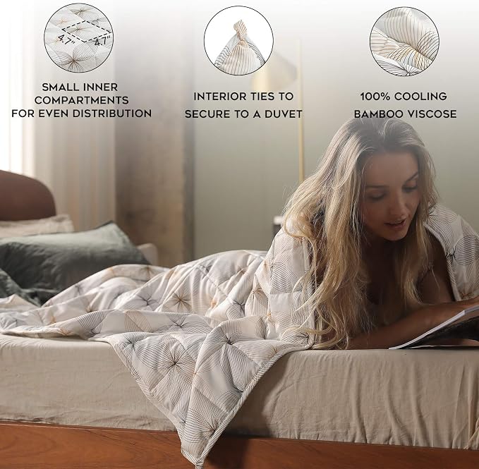 YnM Cooling Weighted Blanket — 100% Cooling Oeko-Tex Certified Material - Image 5