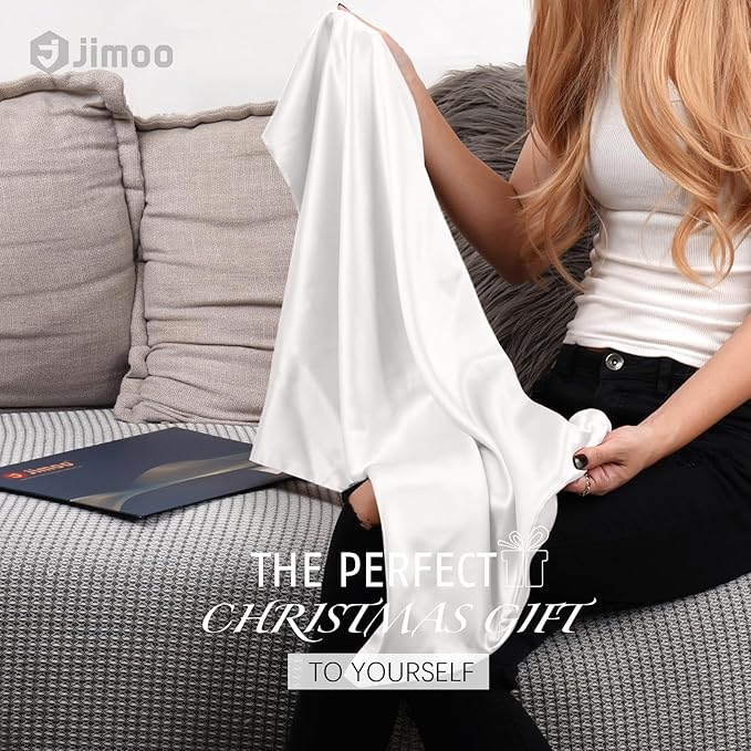 100% Mulberry Silk Pillowcase for Hair and Skin, 22 Momme Pure Natural Silk - Image 6