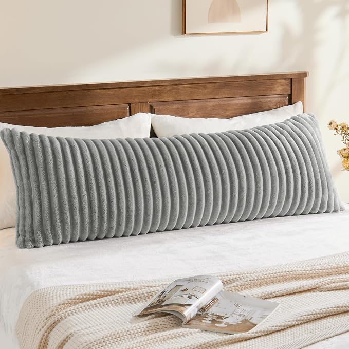 BEDELITE Fluffy Faux Fur Body Pillow Cover by BEDELITE