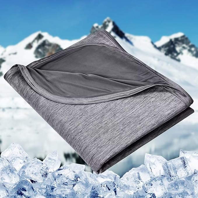HOMFINE Cooling Blankets for Hot Sleepers by HOMFINE