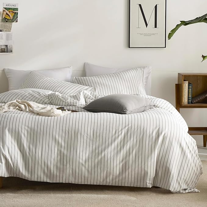 JELLYMONI Striped Duvet Cover Set by JELLYMONI