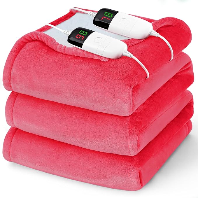 Heated Electric Blanket King Size by BOMOVA