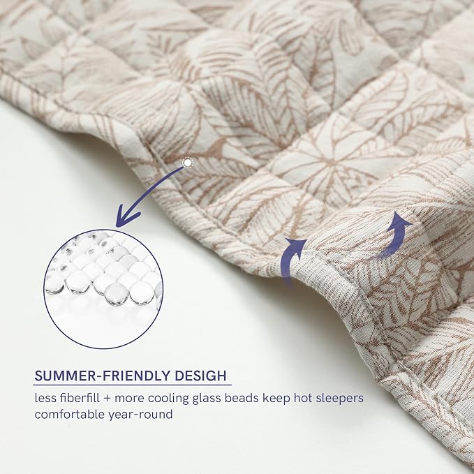 YnM King Size Linen Weighted Blanket - Image 5
