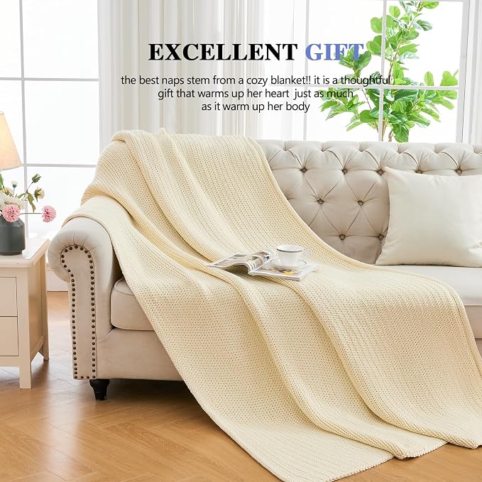 L'AGRATY Knitted Weighted Blanket - Image 5