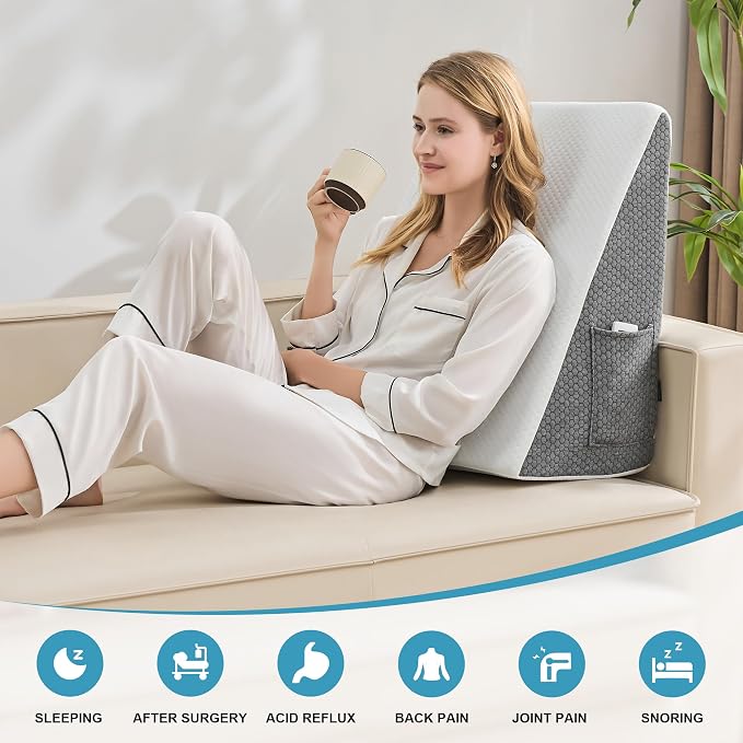 Yojoker Wedge Pillow for Sleeping - Image 2