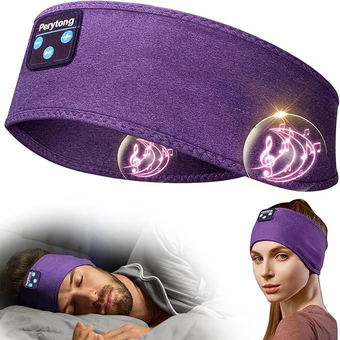 Perytong Sleep Headphones Bluetooth Headband by Perytong