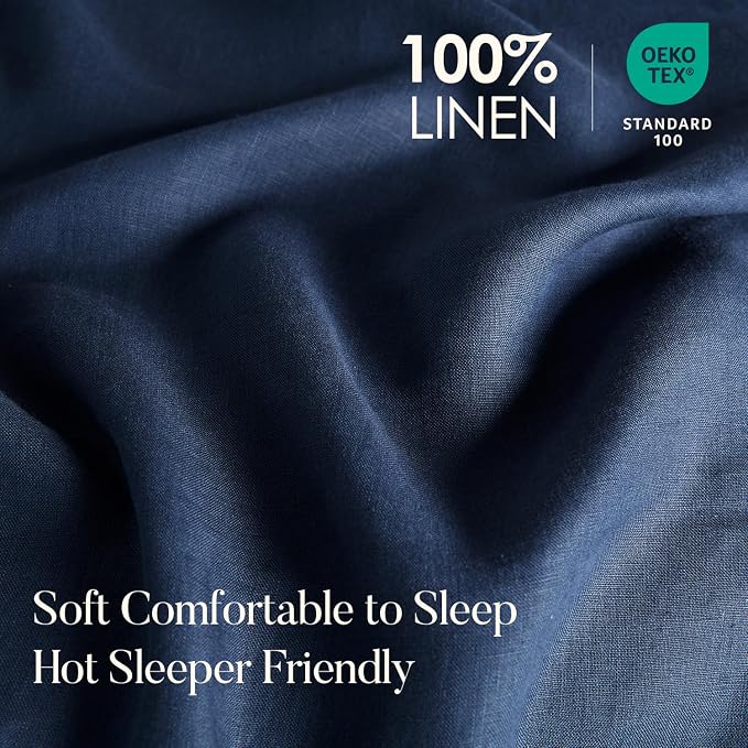 DAPU 100% Linen Duvet Cover Set - Image 2
