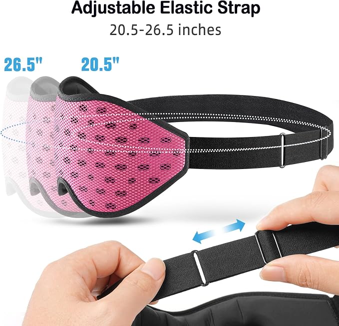LitBear Breathable Sleep Mask, 3D Eye Mask Sleep - Image 6