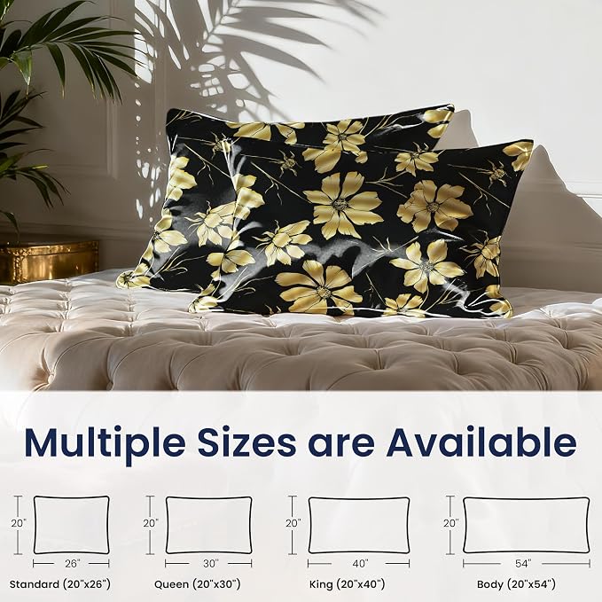 EXQ Home Satin Pillowcase for Hair and Skin Queen - Image 5