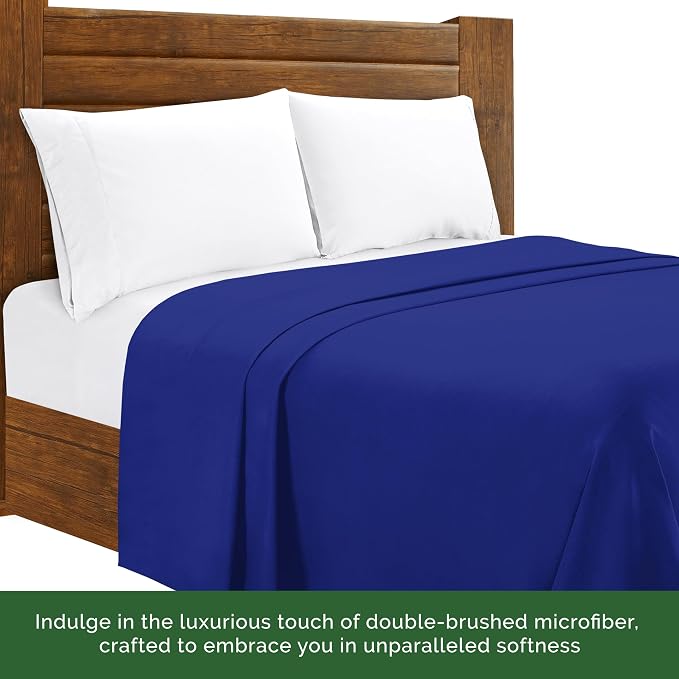 Luxury Flat Sheet on Amazon Elegant Comfort Wrinkle-Free 1500 Premier Hotel - Image 5