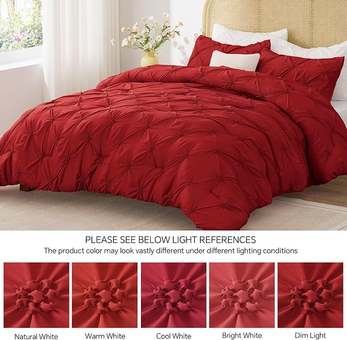 BEDELITE Red Twin Comforter Set - Image 7