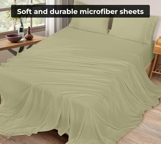 Royale Linens 2 Pack Bulk Flat Sheet Set - Image 5