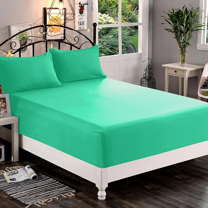 Elegant Comfort 1500 Premium Quality Fitted Sheet Ultra Soft 18-24 Inch Extra - Image 2