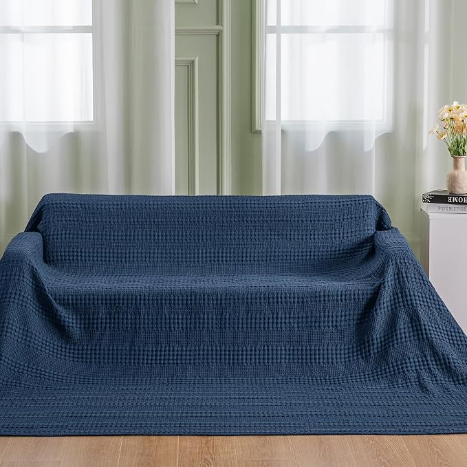 PHF Cooling Waffle Blanket California King Size, Lightweight 60% Rayon from - Image 5