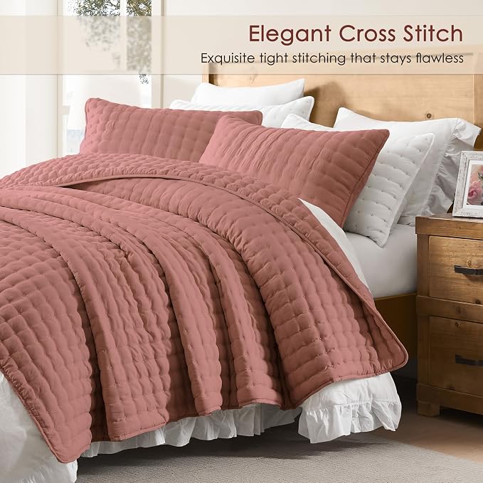 WDCOZY California Oversized Cal King Size Quilt Bedding Sets - Image 3