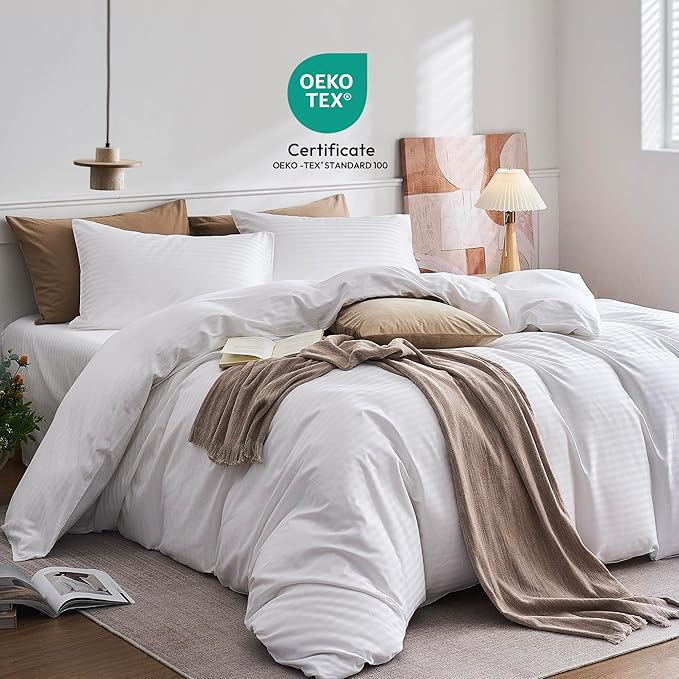 JELLYMONI Striped Duvet Cover Set - Image 2