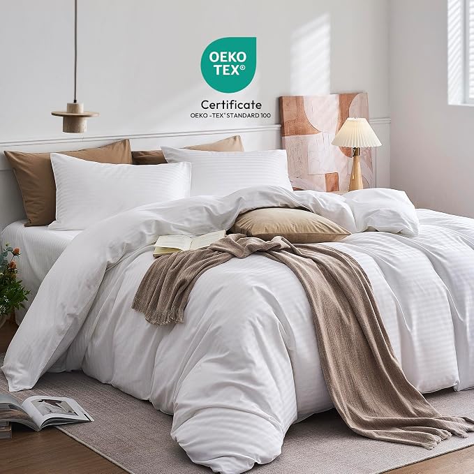 JELLYMONI Striped Duvet Cover Set - Image 2