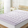 Mellow 1.5 Inch 5-Zone Memory Foam Mattress Topper, Soothing Lavender Infusion by MELLOW