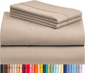 LuxClub 4 PC King Sheet Set, Breathable Luxury Bed Sheets, Deep Pockets 18" by LuxClub