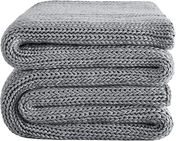 L'AGRATY Knitted Weighted Blanket by LAGRATY
