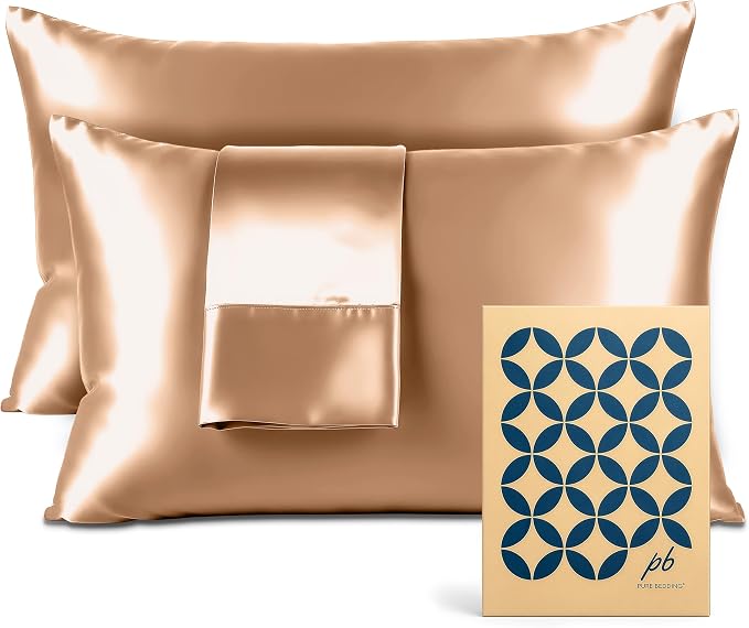 Pure Bedding Satin Pillowcase 2 Pack by PureBedding