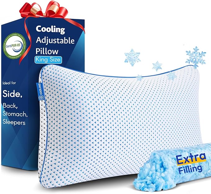 Cooling Pillows King Size 1 Pack by Fulocean