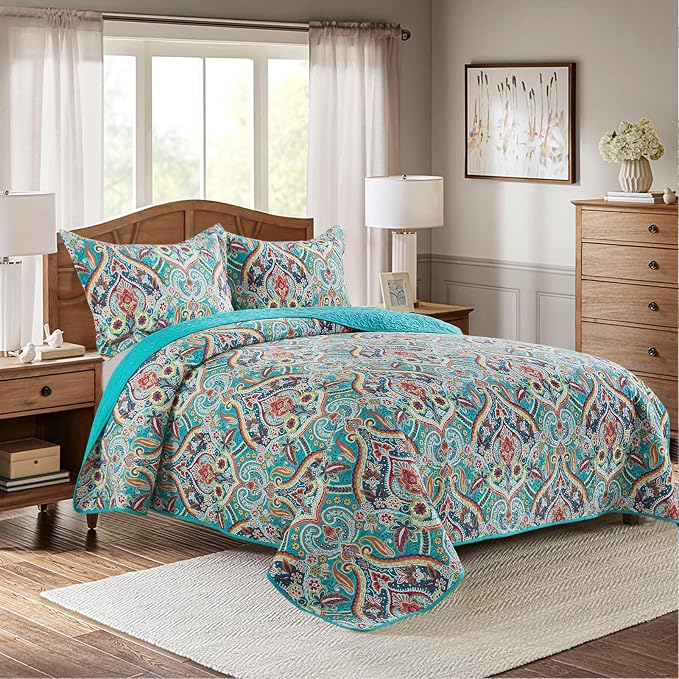 BEDIFANY Cotton Queen Quilt Set - Image 7