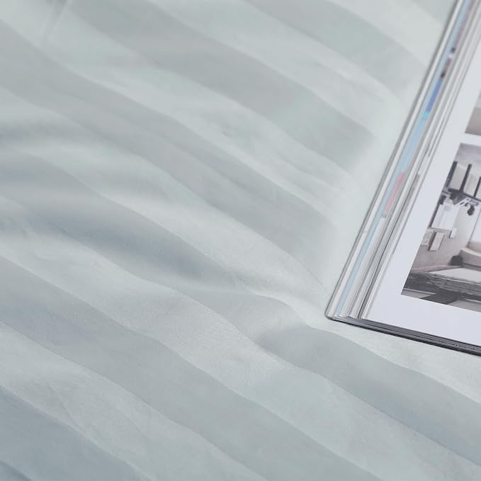 Flat Sheet Only Calking Size, 400 TC 100% Egyptian Cotton Flat Sheet Striped - Image 6