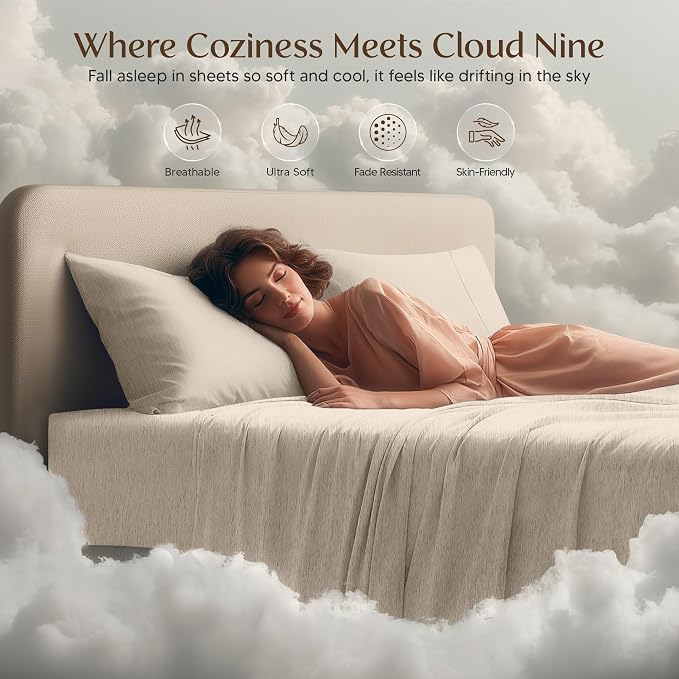 Utopia Bedding Queen Size Sheet Set – 4 Piece Bed Sheets, Soft and Breathable - Image 6