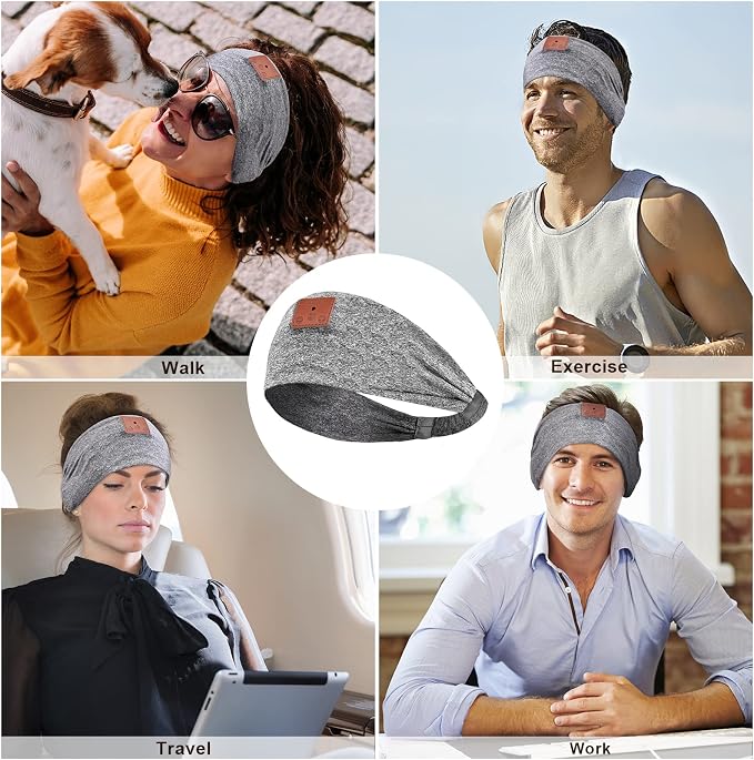 2-Pack Sleep Headphones Wireless, Air Travel, Meditation- - Image 5