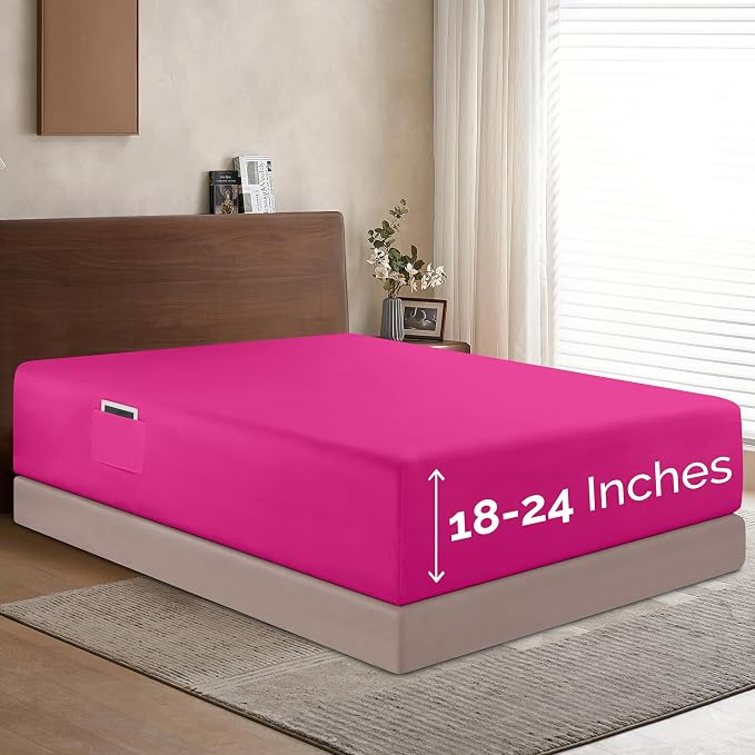 Elegant Comfort 1500 Premium Hotel Quality 18-24 Inches Deep by ELEGANTCOMFORT