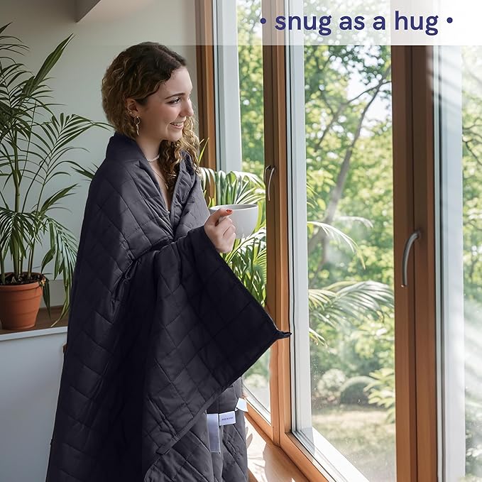 YnM 17lbs Weighted Blanket for Adults, Breathable Heavy Bed Throw Blanket - Image 4