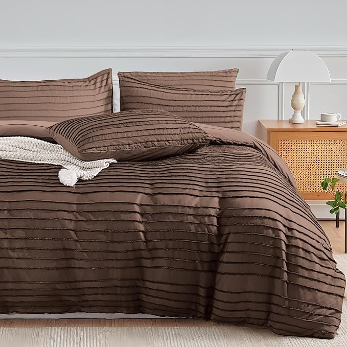 NEXHOME PRO Duvet Cover Full, 3 Pieces Boho Tufted Duvet Cover Set, Soft and by NEXHOMEPRO