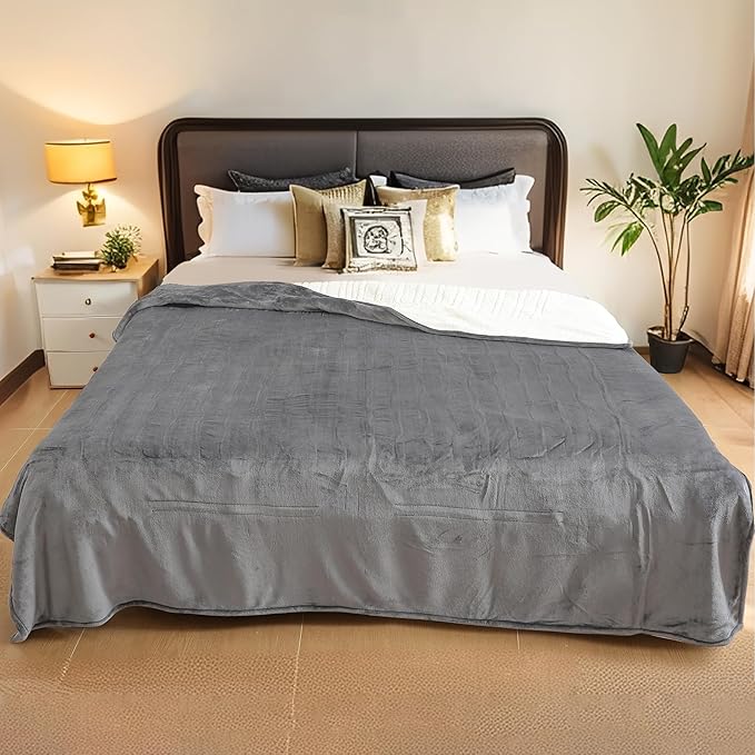 LaffyLo Electric Heated Blanket King Size 90 x 100, Dual Control, Fast Heating - Image 7
