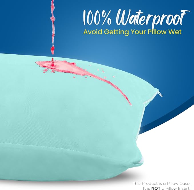 Utopia Bedding Premium 100% Waterproof Pillow Protectors - Image 3