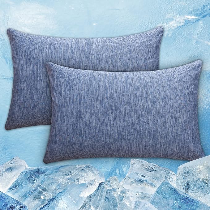 CHOSHOME Cooling Pillow Cases Zipper Pillow Covers Q-Max > 0.45 Zippered by CHOSHOME