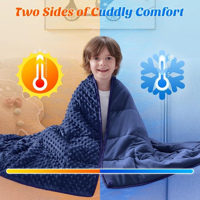 anfie Weighted Blanket Kids Weighted Blanket Cooling Blanket - Image 2