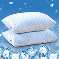 puredown® Pillows Standard Size Set of 2, Shredded Memory Foam Pillows by Puredown