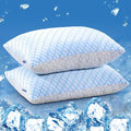 puredown® Pillows Queen Size Set of 2, Shredded Memory Foam Pillows, Cooling by Puredown