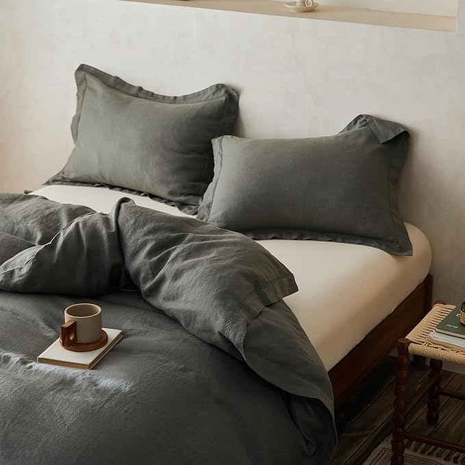 Simple&Opulence 100% Linen Duvet Cover Set - Image 7