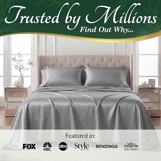 DECOLURE 100% Viscose Derived from Bamboo Sheets Full Size - Image 5