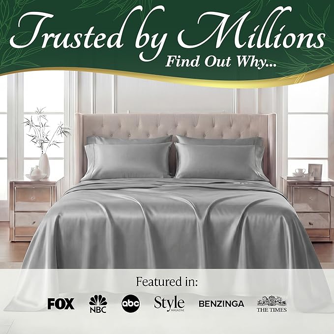 DECOLURE 100% Viscose Derived from Bamboo Sheets King Size - Image 5