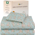 California Design Den Rose Sheet Set Twin XL, 100% Cotton 12" Pocket Twin XL by CaliforniaDesignDen