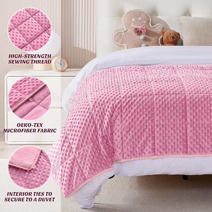 anfie Weighted Blanket Kids Weighted Blanket Cooling Blanket - Image 5