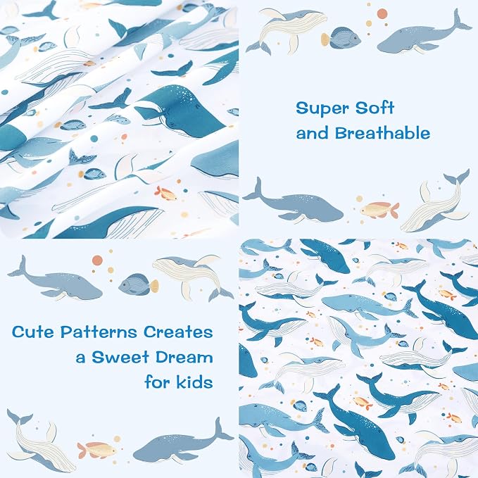 lasoftan Kids Sheet Set Twin Size, Twin Sheet Set - Image 2