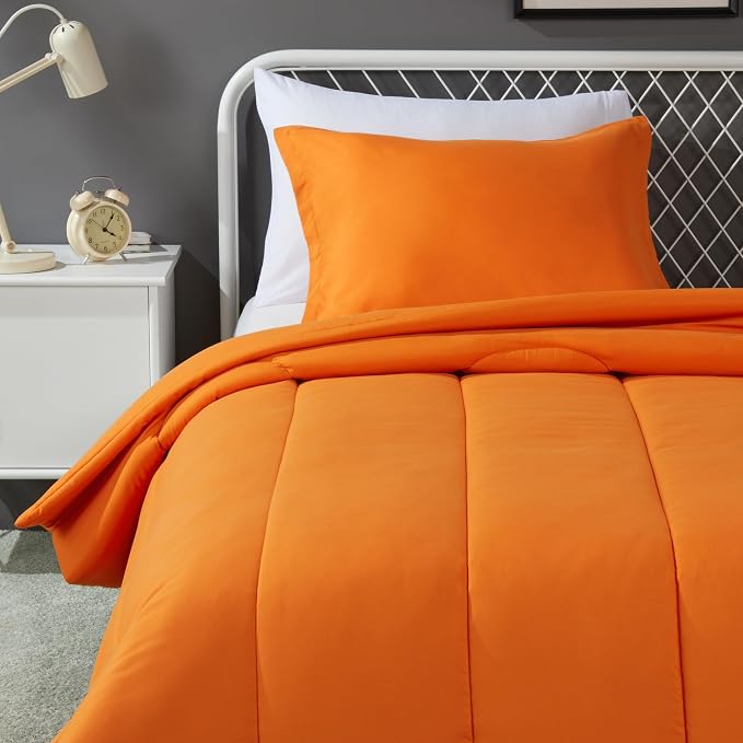 Amazon Basics 2-Piece Soft Microfiber Kids' Comforter and Pillow Sham Set by AmazonBasics