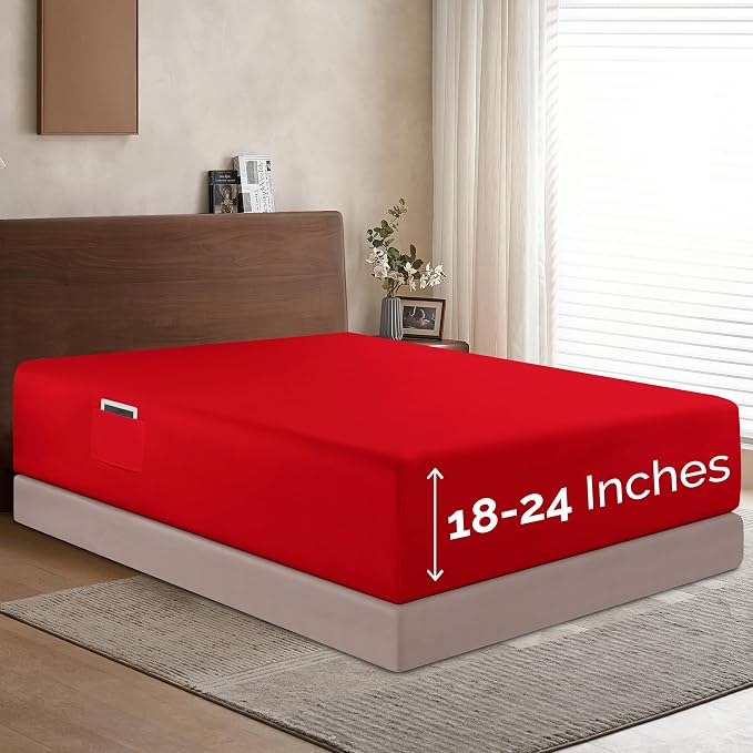 Elegant Comfort 1500 Premium Hotel Quality 18-24 Inches Deep by ELEGANTCOMFORT