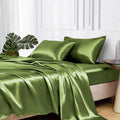 MR&HM Satin Bed Sheets, Twin XL Size Sheets Set by MRHM
